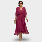 Monica | V-Neck Haljina Klasične Elegancije