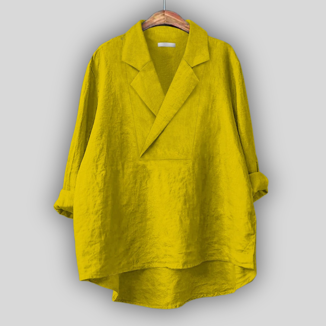 Linen Bluzica “Ružičasta Aura”