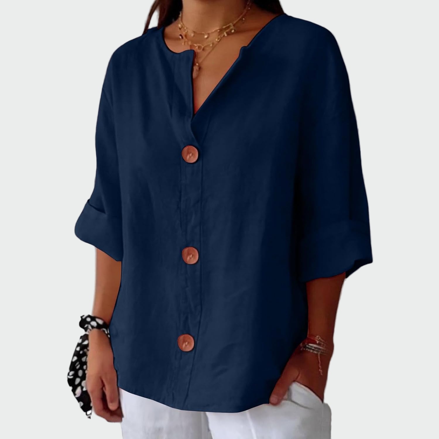 Casual bluza s teksturom