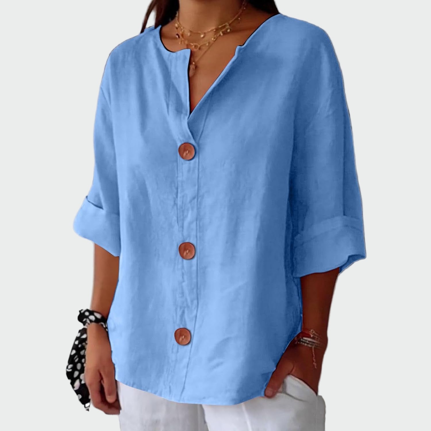 Casual bluza s teksturom