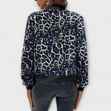 Cvita - Elegantni kaput s uzorkom leoparda