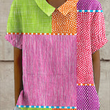 Zoe | Šarena Patchwork Košulja