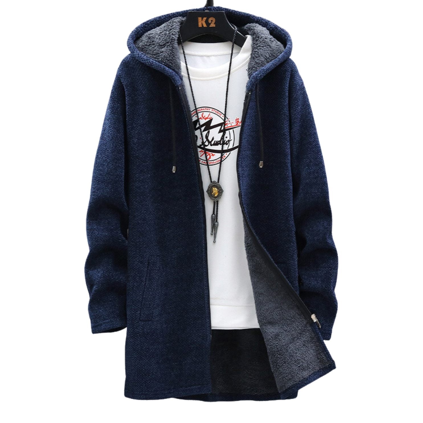 Ena - Stylish Zip Cardigan