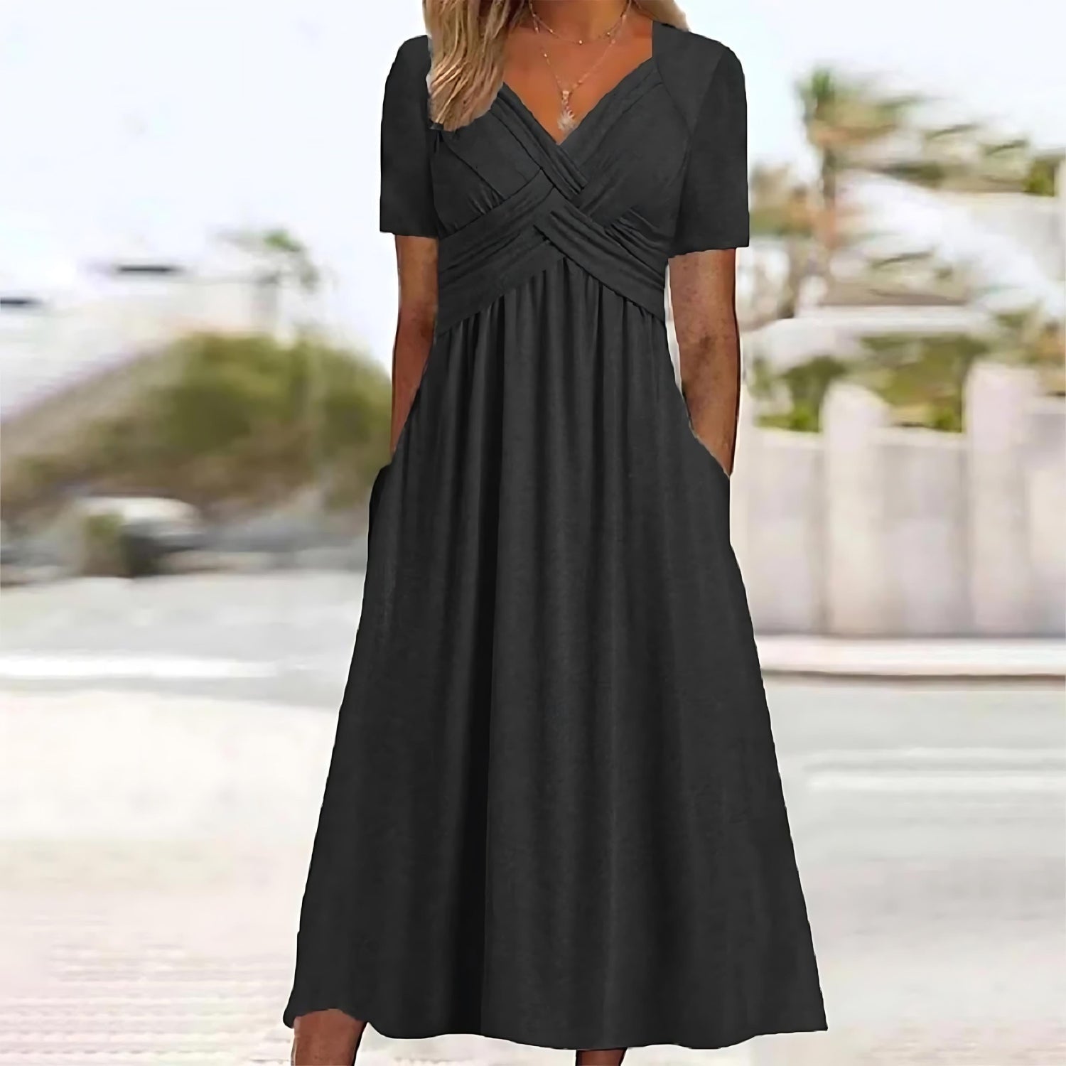ISADORA | ELEGANTNA A-LINE MIDI HALJINA
