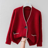 Stylish Oversized Pletena Prsluk