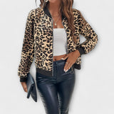 Cvita - Elegantni kaput s uzorkom leoparda