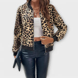 Cvita - Elegantni kaput s uzorkom leoparda