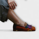 Mara – Smeđi Loafer s uzorkom leoparda