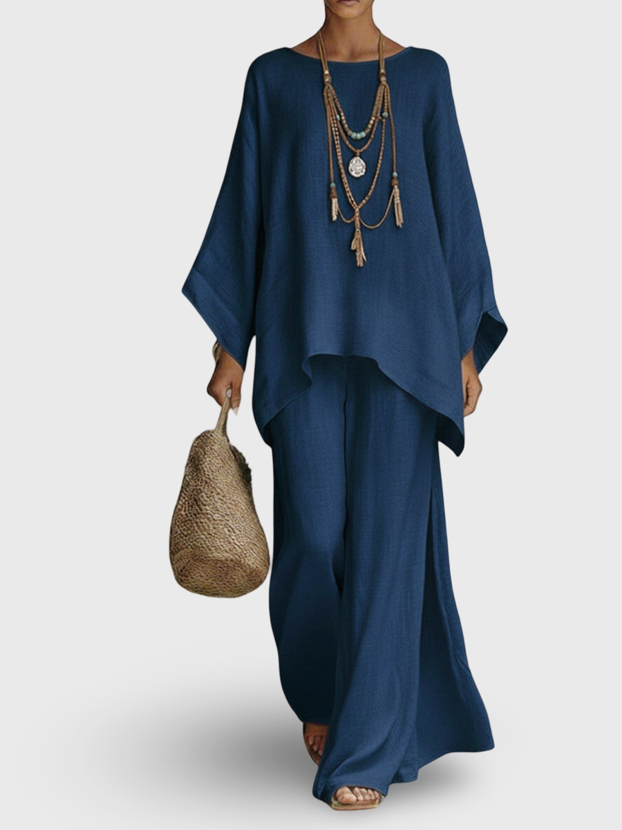 Celine | Elegantni set od lana s dva dijela
