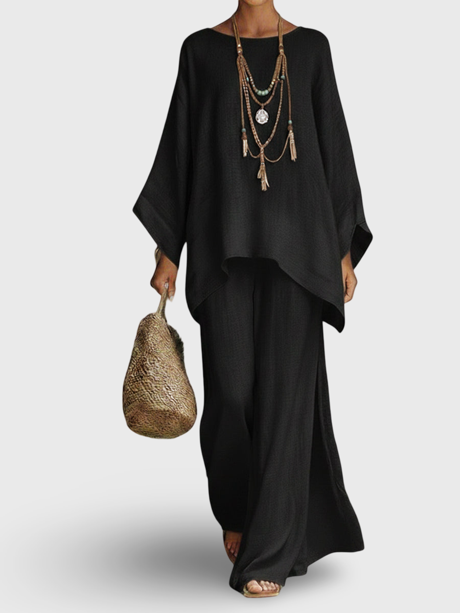 Celine | Elegantni set od lana s dva dijela
