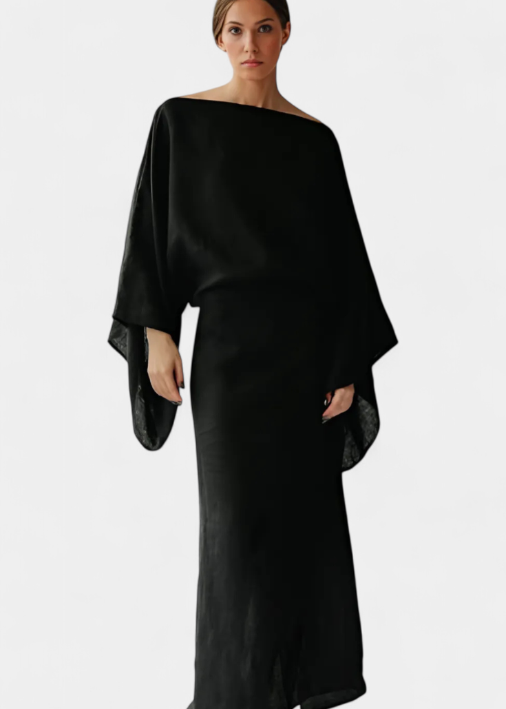 Filipa - Haljina Kimono od Lina i Pamuka s Pojasom
